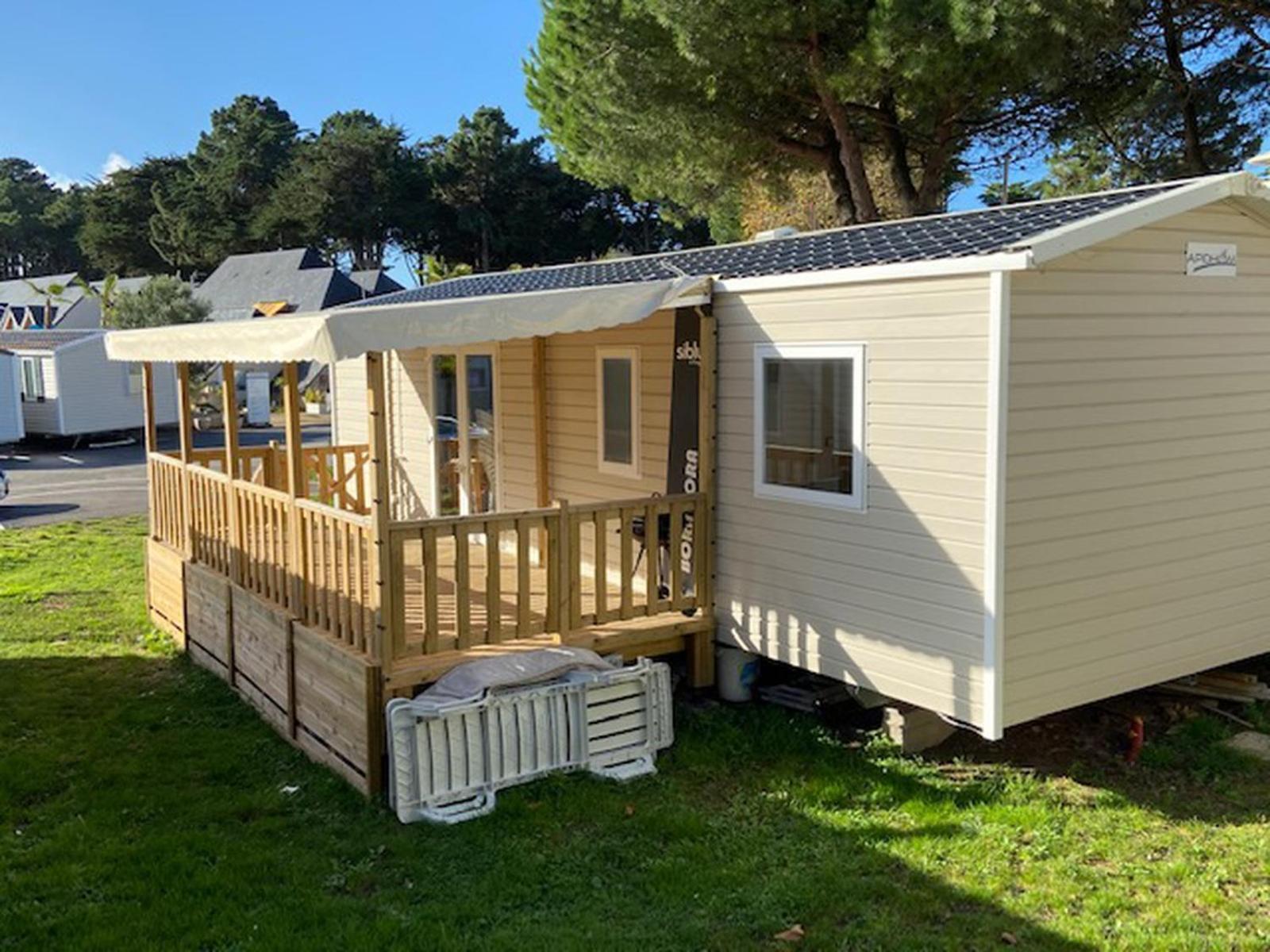Mobilhomes Quiberon Camping Conguel - Bord De Mer Eksteriør billede