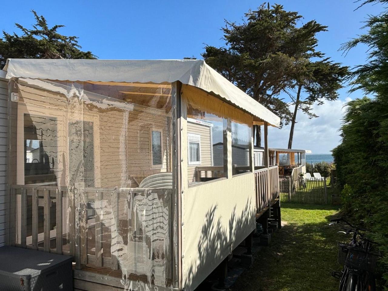 Mobilhomes Quiberon Camping Conguel - Bord De Mer Eksteriør billede